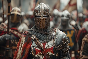 Recreates the chaos and brutality of medieval warfare, showcasing the clash of swords and arrows.