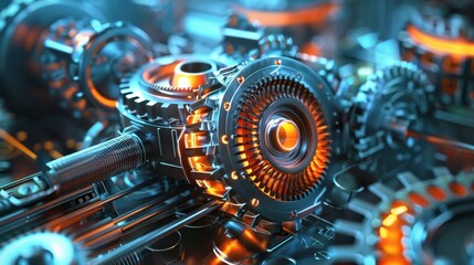 Fototapeta premium Technological Product Development: The process of creating new technology products, encompassing initial concept, design, prototyping, testing, and final market introduction. 