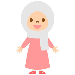 Cute Children Character Vector