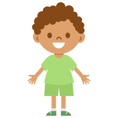 Cute Children Character Vector