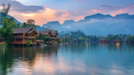 Naklejka premium Tourism Development: Fostering regional growth by planning and promoting tourism, aiming to increase economic impact and attract visitors while preserving cultural assets. 