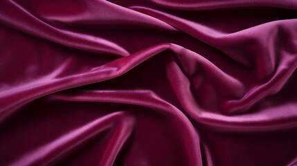 Obraz premium 赤紫の布ドレープ Generative AI