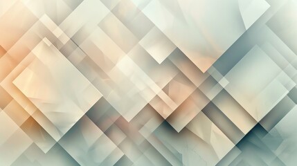 Obraz premium Abstract Background with Geometric Shapes in Soft Tones.