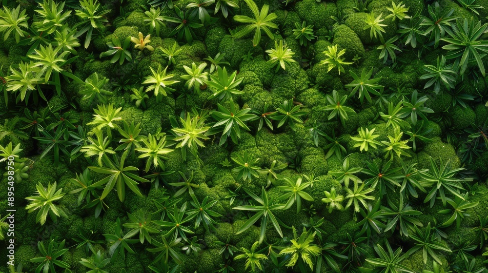 Canvas Prints Close-up of green moss background