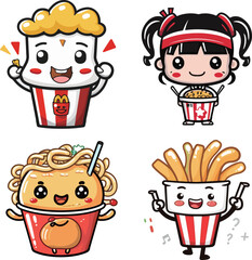 Cute Food Characters