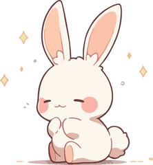 Adorable Cartoon Bunny