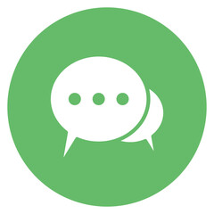 Live Chat icon vector image. Can be used for Live Streaming.