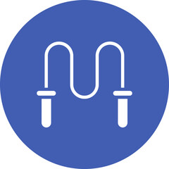 Skipping Rope icon vector image. Can be used for Sport Equipment.