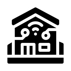 Smart Home glyph icon