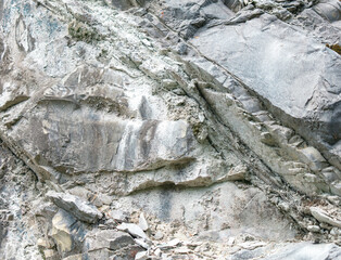 Layers of rock as an abstract background. Texture