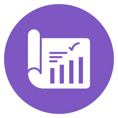 Project Metrics icon vector image. Can be used for Project Assesment.