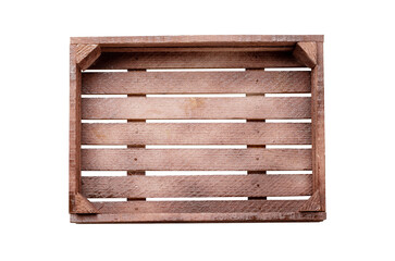 Empty box surrounded with Christmas fir tree branches