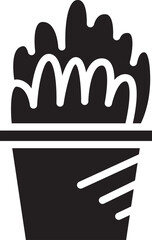 Plant Pot Icon Illustration