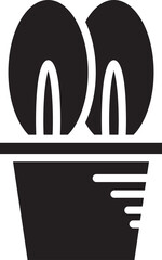 Plant Pot Icon Illustration