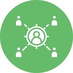 Supplier Relationship icon vector image. Can be used for Manufacturing and Distribution.