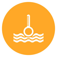 Monitoring icon vector image. Can be used for Water Treatment.