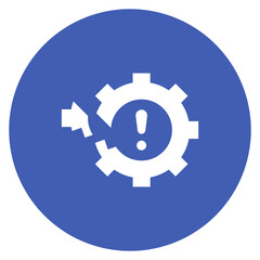 Operational Disruption icon vector image. Can be used for Business Risks.