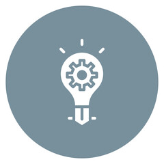 Idea Generation icon vector image. Can be used for Organization.