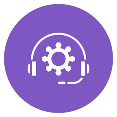 Support icon vector image. Can be used for Organization.