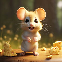 mouse and cheese