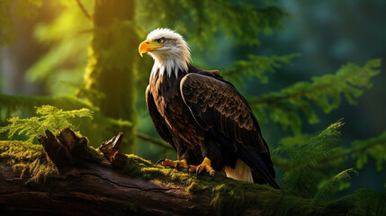 Fototapeta premium american bald eagle
