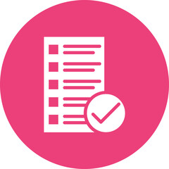 Evaluation icon vector image. Can be used for Hiring Process.