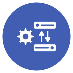 Mock Data icon vector image. Can be used for Software Testing.