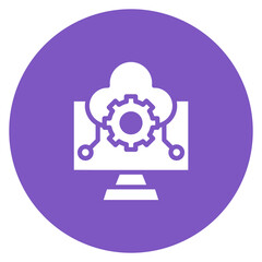 Test Environment icon vector image. Can be used for Software Testing.