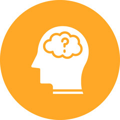 Brain Fog icon vector image. Can be used for ADHD.