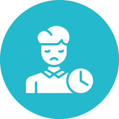 Sleep Issues icon vector image. Can be used for ADHD.