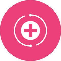 Obraz premium Recovery icon vector image. Can be used for Skin Burns.