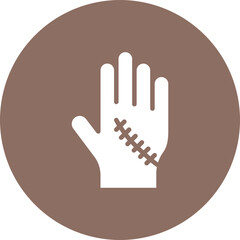 Obraz premium Scar icon vector image. Can be used for Skin Burns.