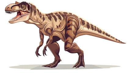 Fototapeta premium Carnotaurus Dinosaur Illustration