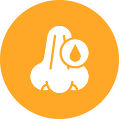 Obraz premium Nosebleeds icon vector image. Can be used for Allergy Symptoms.
