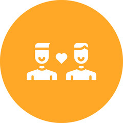 Friends icon vector image. Can be used for Social Relationship.