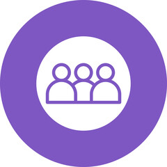 Squad icon vector image. Can be used for Social Relationship.