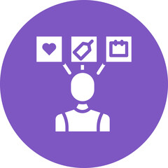 Consumer Behavior icon vector image. Can be used for Market Research.