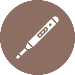 Thermometer icon vector image. Can be used for Medical Tests.
