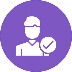 Accepting icon vector image. Can be used for Human Emotions.