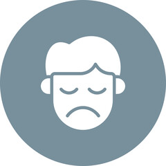 Guilty icon vector image. Can be used for Human Emotions.