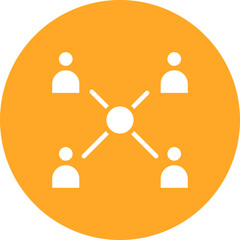 Alliances icon vector image. Can be used for Data Science.