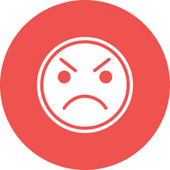 Frustration icon vector image. Can be used for Burnout.