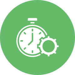 Time Crunch icon vector image. Can be used for Burnout.