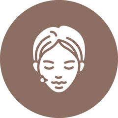 Aesthetic Consult icon vector image. Can be used for Plastic and Cosmetic Surgery.
