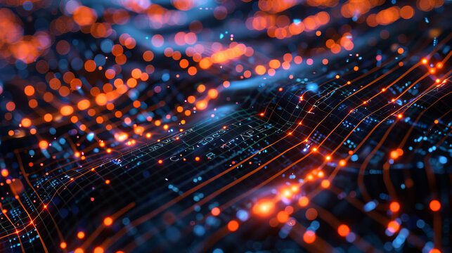 Python code appears onscreen, its intricate patterns and symbols forming a digital puzzle. Like a symphony, it blends logic and imagination, creating an intricate web of possibilities.