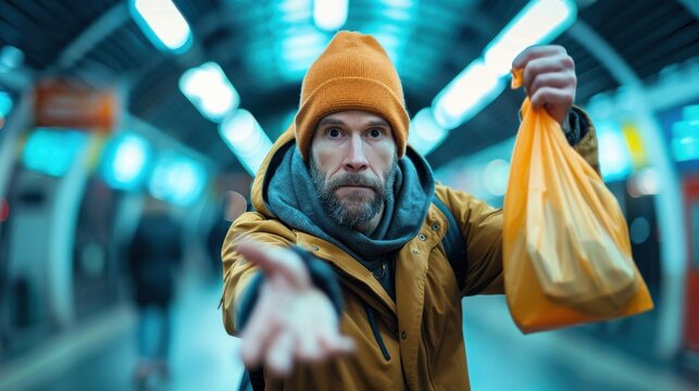 Fake charity worker with hidden camera, Swindle, exploiting goodwill and hidden deceit