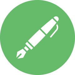 Calligraphy Pen icon vector image. Can be used for Crafting.
