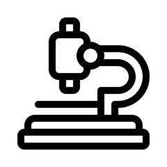 Microscope  line icon