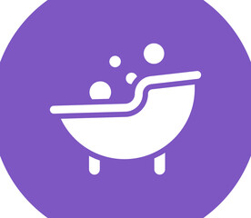 Baby Bath icon vector image. Can be used for Raising Children.