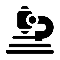 Microscope  glyph icon